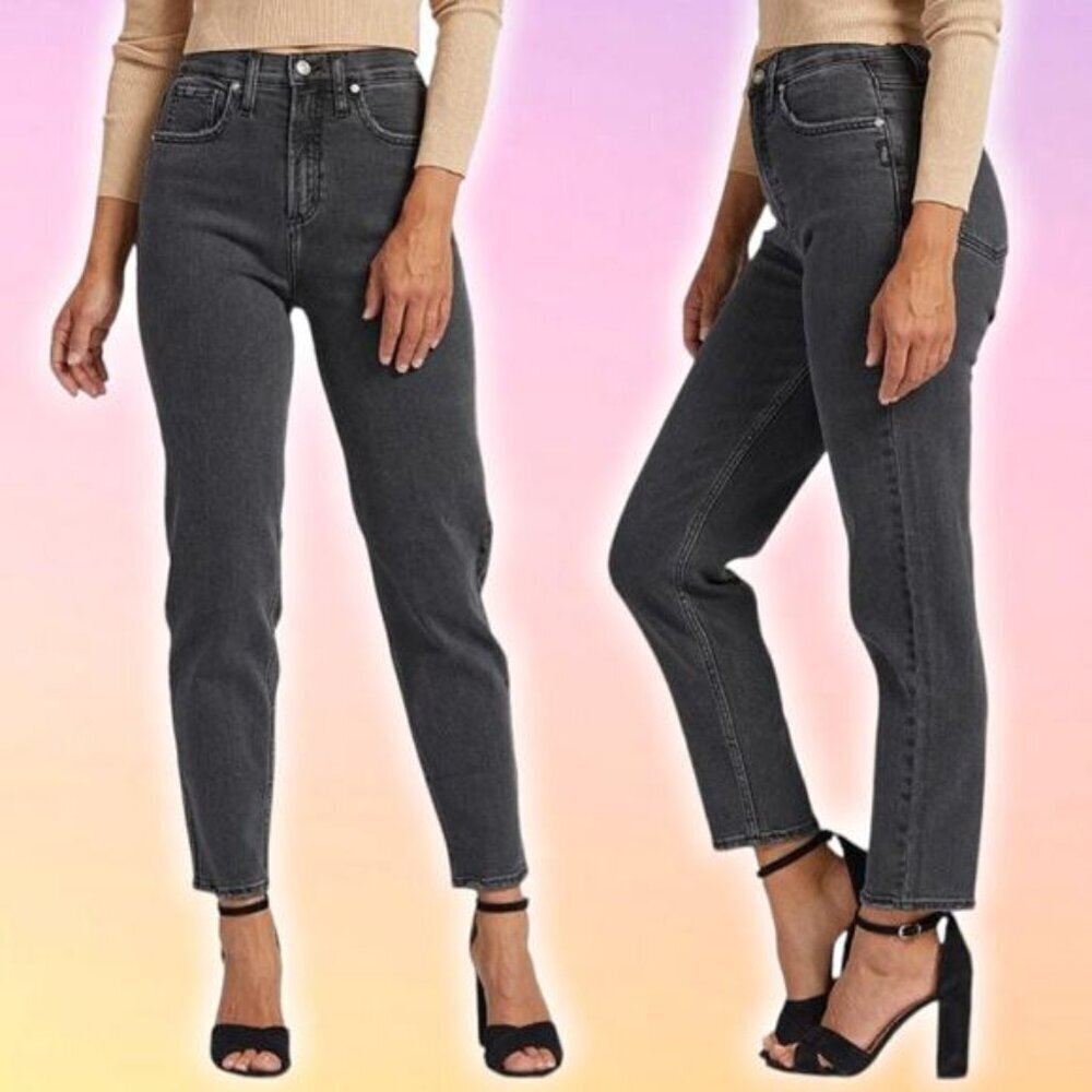 NWT SILVER JEANS Highly Desirable Slim Straight Jean Sz 24 Black